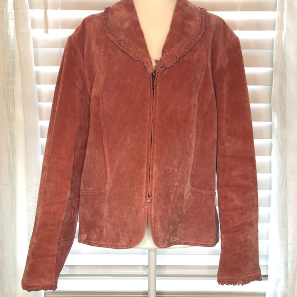 Pamela McCoy Pink Leather Jacket - Picture 4 of 12